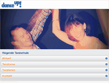 Tablet Screenshot of danceup.ch
